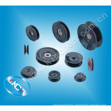 Plastic Flanged Ceramic Roller Ceramic Pulley Guide for Electronic Product